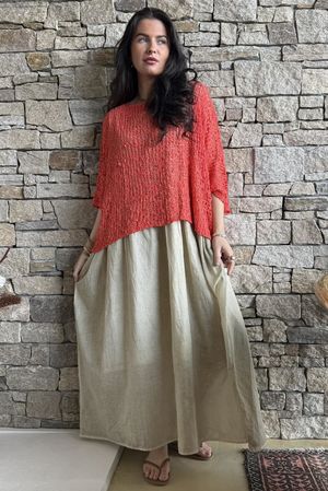 Cloud Loose Box Knit Watermelon /10=